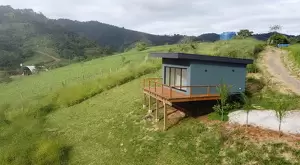 Linda cabana nas montanhas de São Francisco Xavier