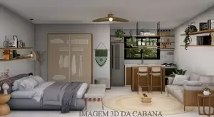 Linda cabana nas montanhas de São Francisco Xavier - Imagem 3
